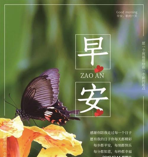 早安问候语（每个早晨都有美好的开始）