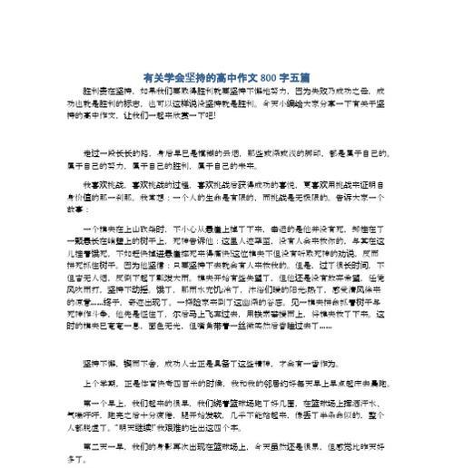 （《“追梦路上的坚持与放弃”》）