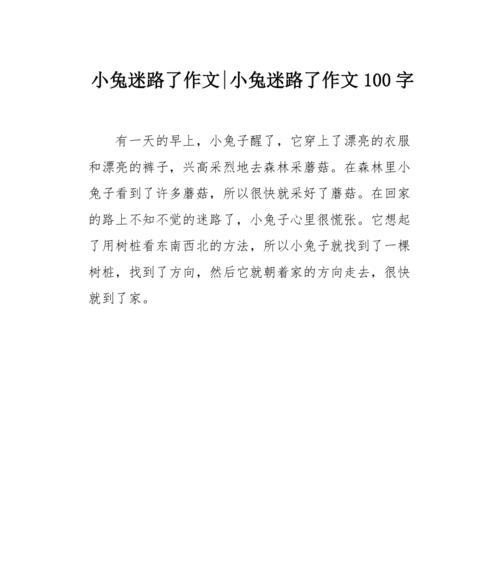 （《小兔子的冒险之旅》）