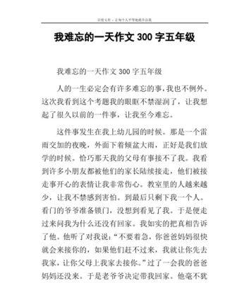 难忘的愿望怎么写（《一场神奇的冒险》）