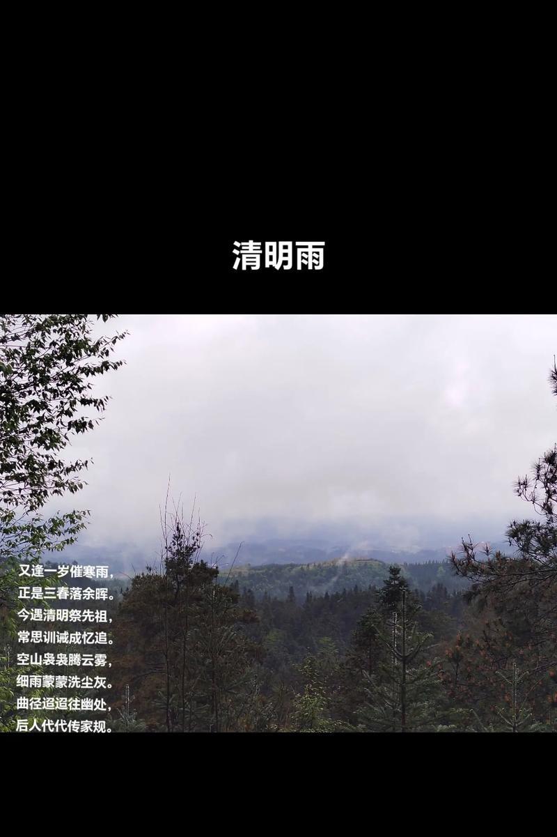 《烟雨江南，雾锁清明》