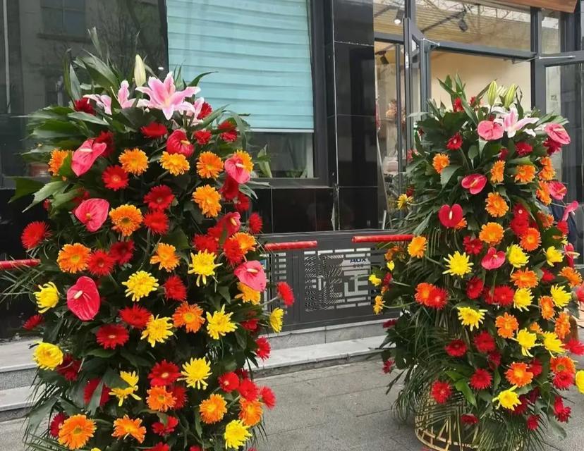 《清明节花篮：传统之美的织锦》