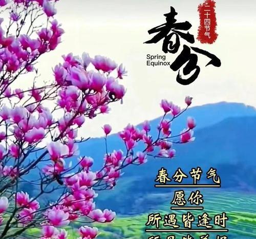 《春分时节话诗意，四时更迭美如画》
