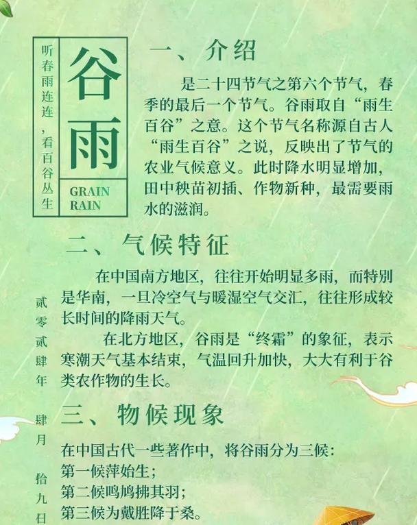 《谷雨润心田：古风雅句润物细无声》