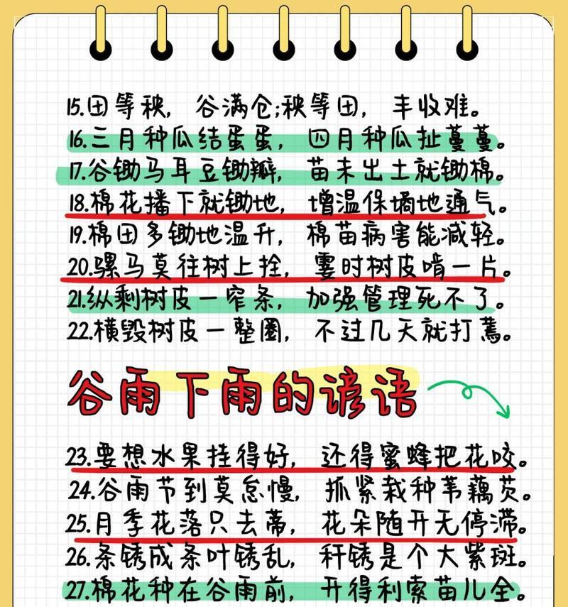 谷雨结尾摘抄有哪些好句？（谷雨时节话芳菲）