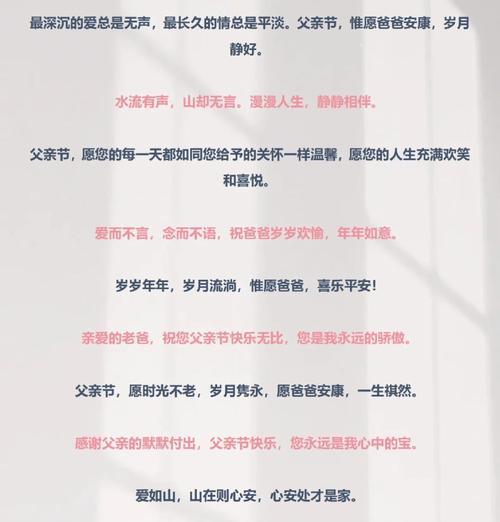高考结束父亲节祝福语怎么写？（《金榜题名庆父节，恩重如山颂家风》）