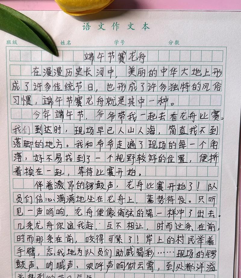 有关端午节发现作文的作文怎么写（《粽香飘飘，青春情谊长》）