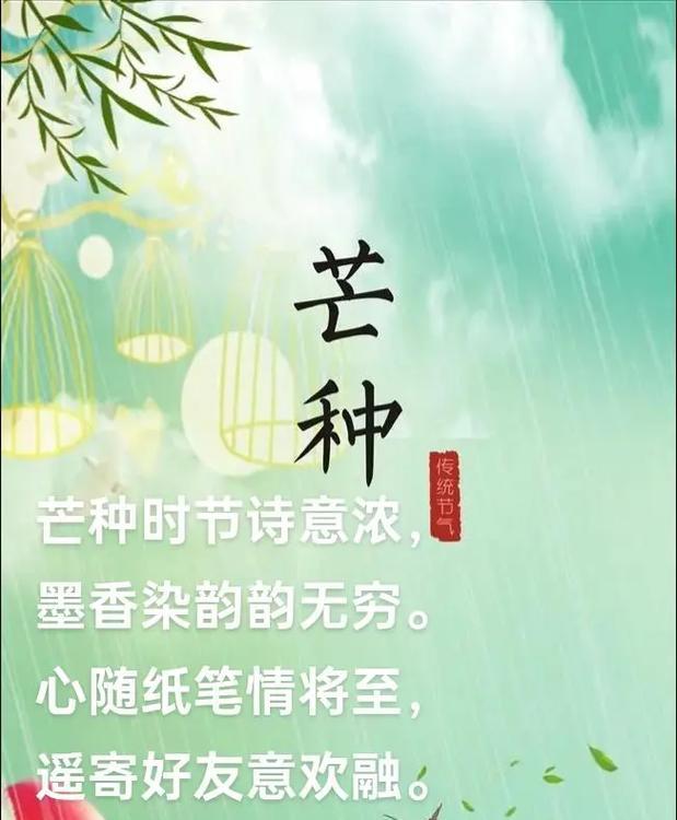 关于芒种节气的歌谣（《芒种之赋：翠绿与金黄的交响》）