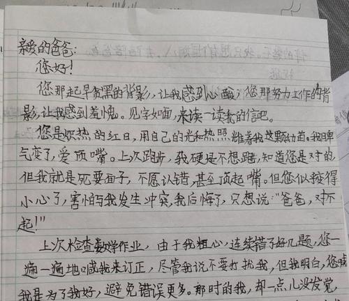 父亲节给爸爸写一封信怎么写（《心声悠扬：致吾父》）