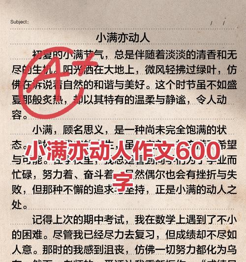 有关作文小满亦动人的作文怎么写（《小满时节的温暖故事》）